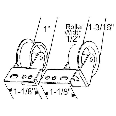 Strybuc Drawer Roller Set 900-11808